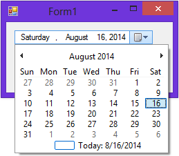 VB.NET: DateTimePicker Control