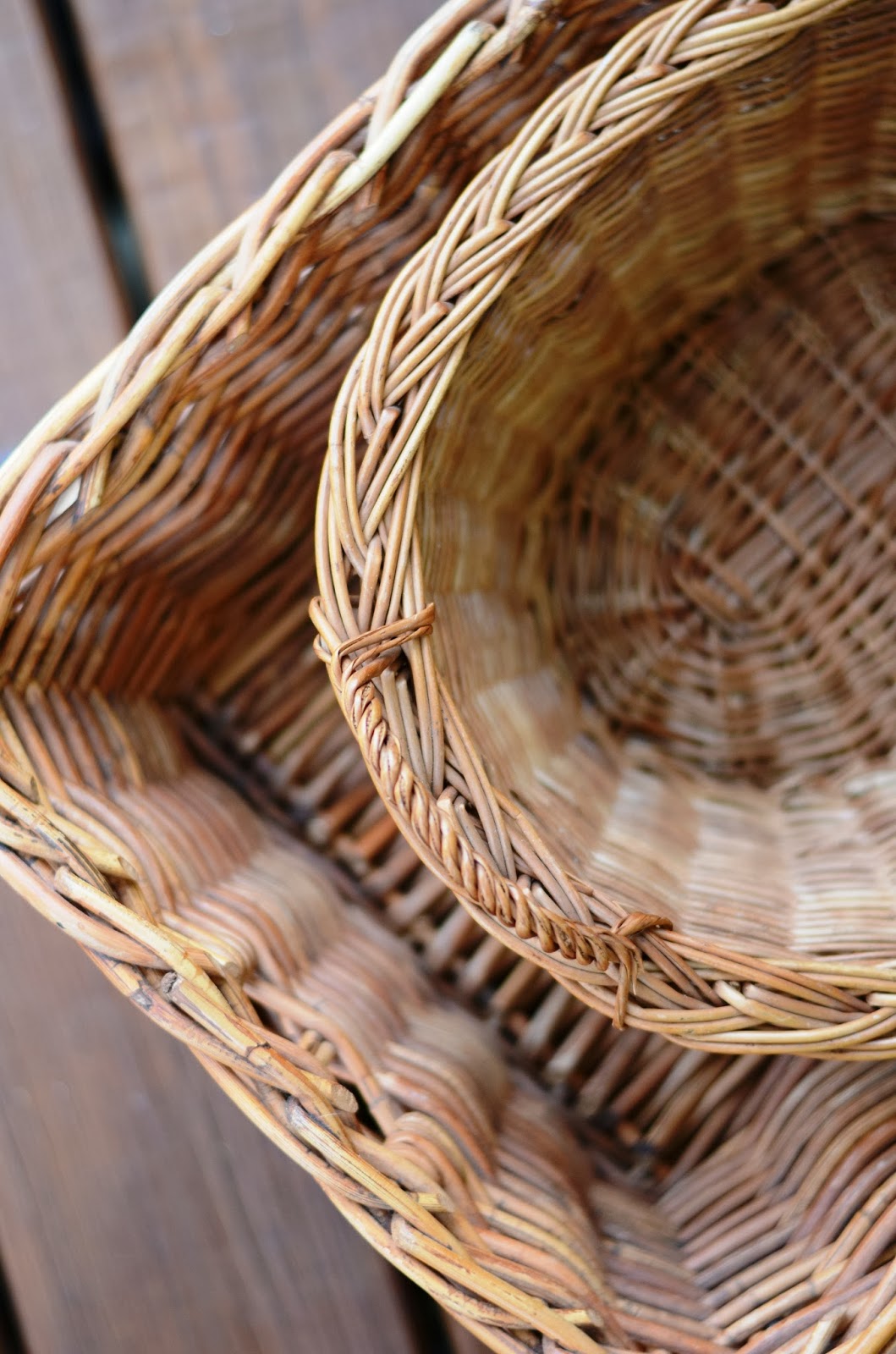 IRON & TWINE Wicker Baskets