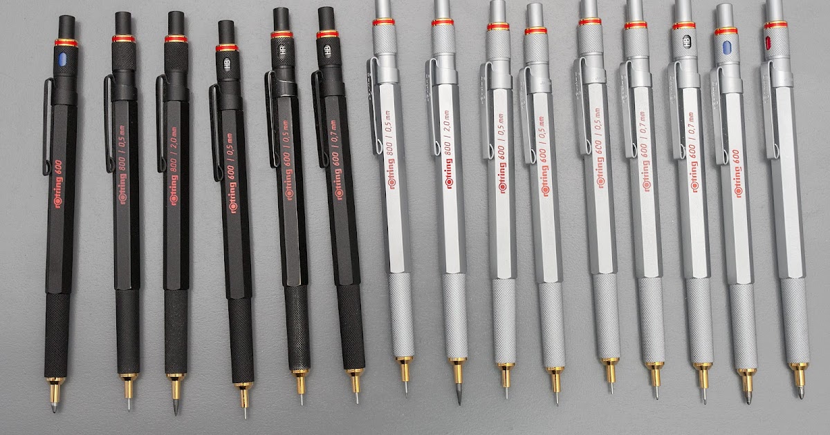 Rotring 600 Mechanical Pencils