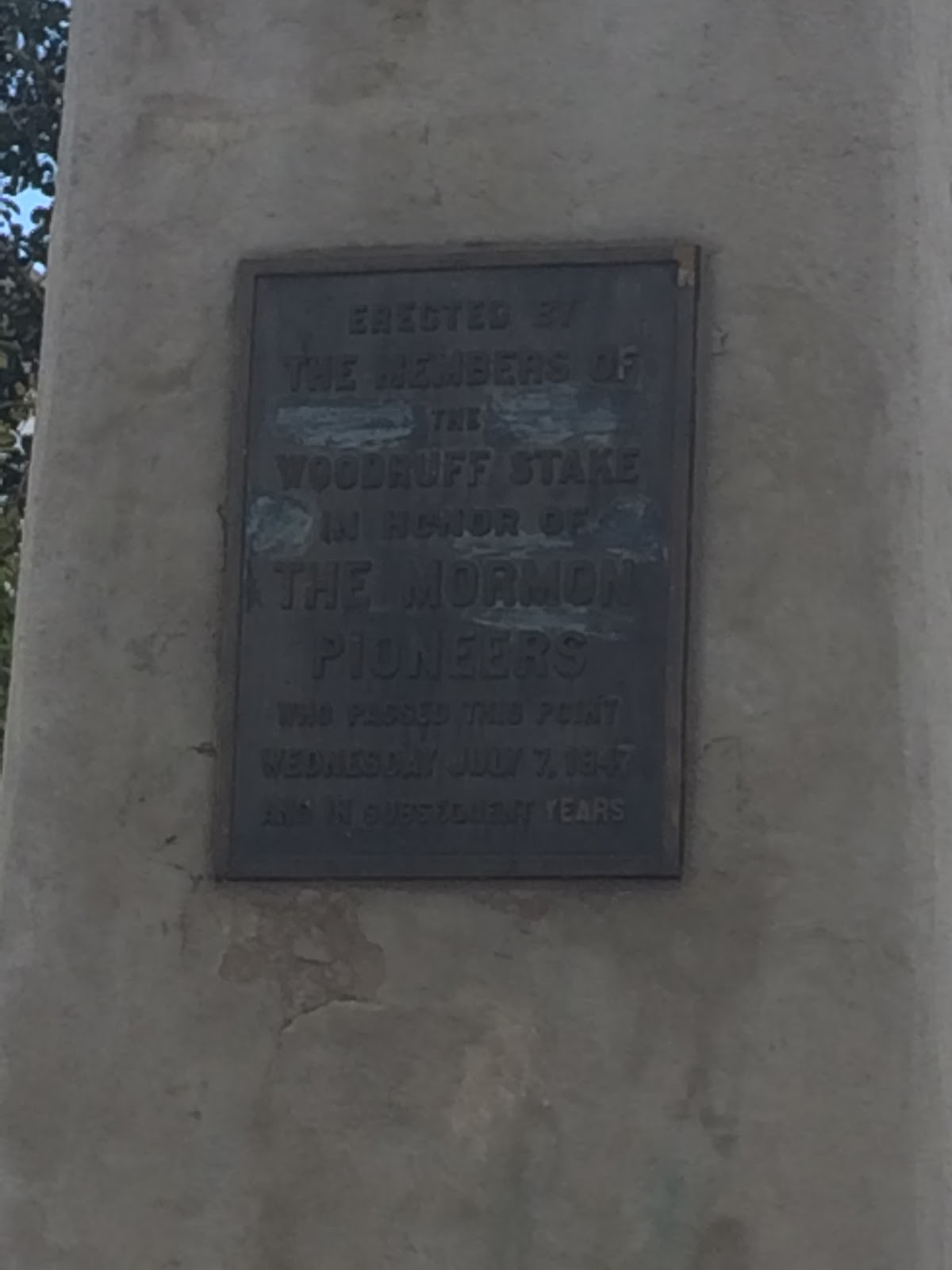 Today In Wyoming's History Some Gave All Mormon Pioneer Memorial