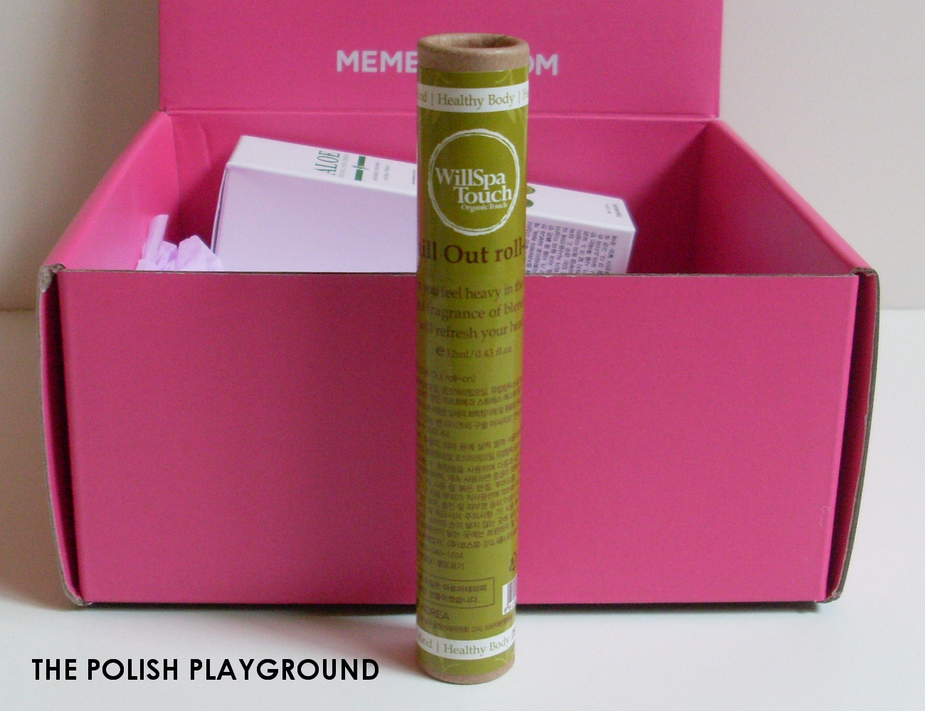 Memebox Special #64 Green Food Cosmetics Unboxing - WillSpa Touch Aroma Therapy Roll-On Oil