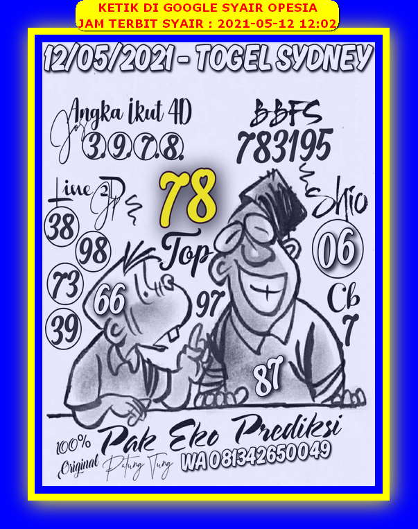 PREDIKSI SYDNEY COJEEL