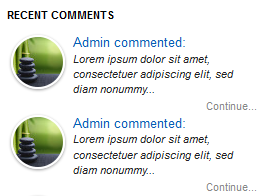 recent comments widget, recent comments, blogger