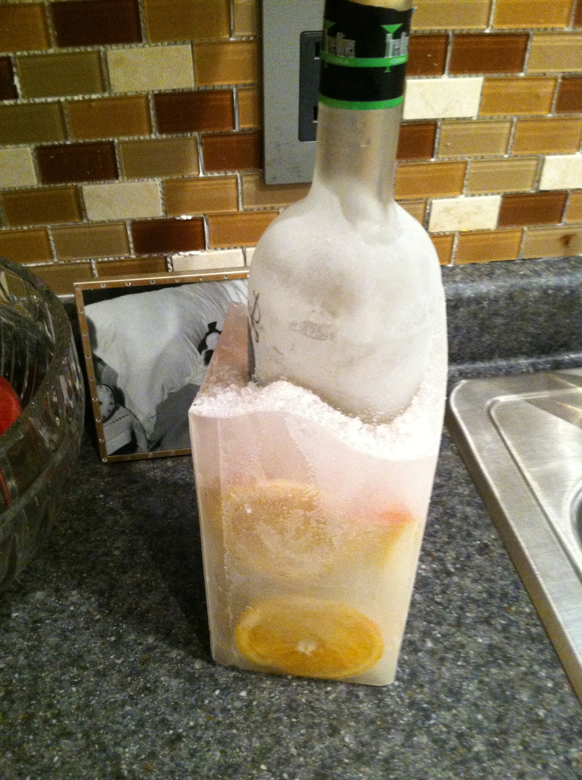 HOME FOOD GARDEN Did You Ever Make An Ice Block Around a Bottle of