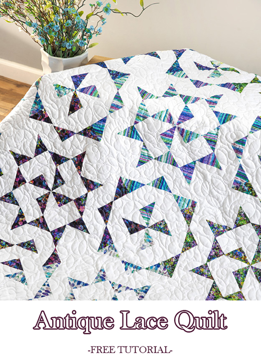 Antique Lace Quilt Free Tutorial designed by Jenny of Missouri Quilt Co
