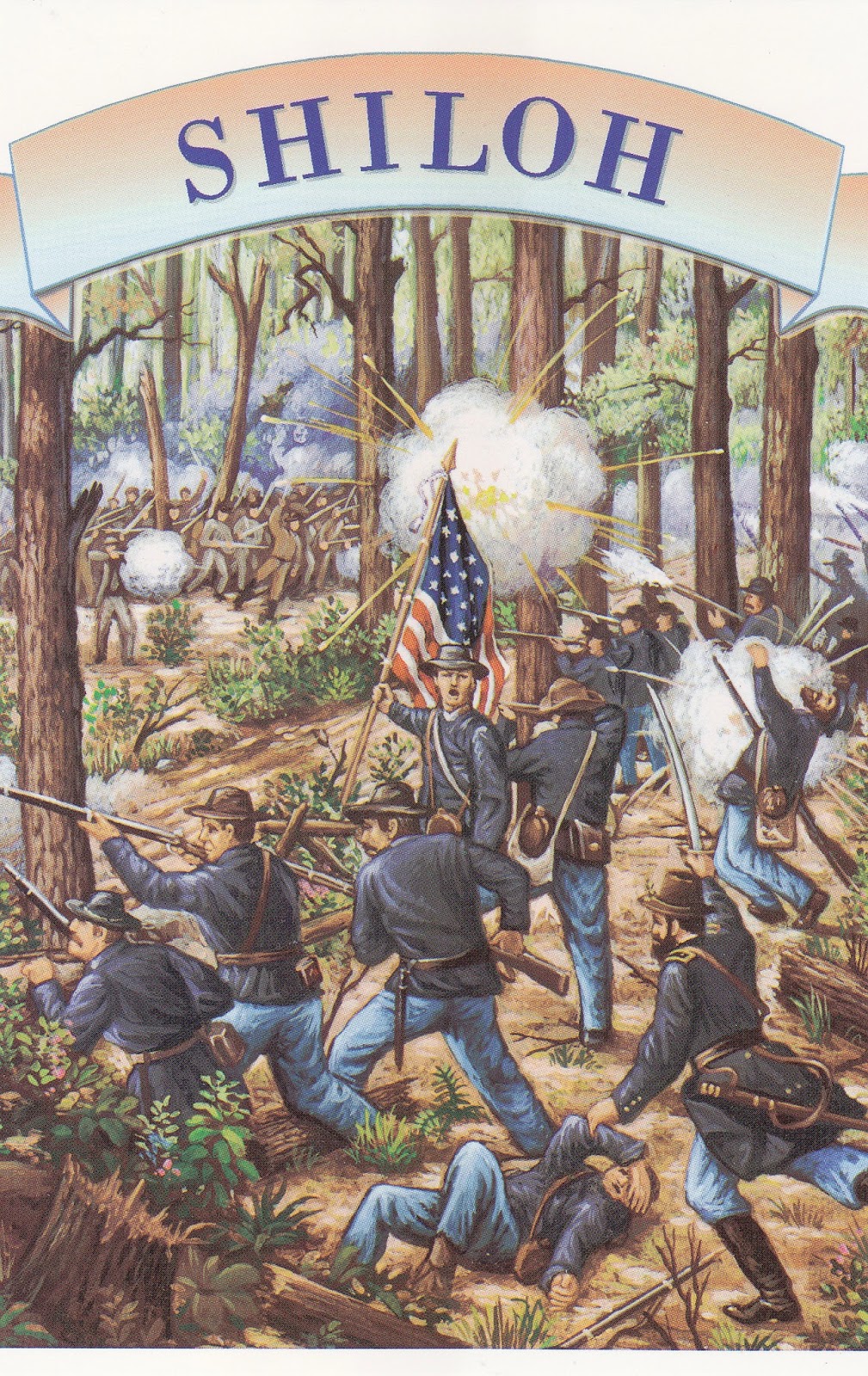One Postcard a Day Battle of Shiloh Ends