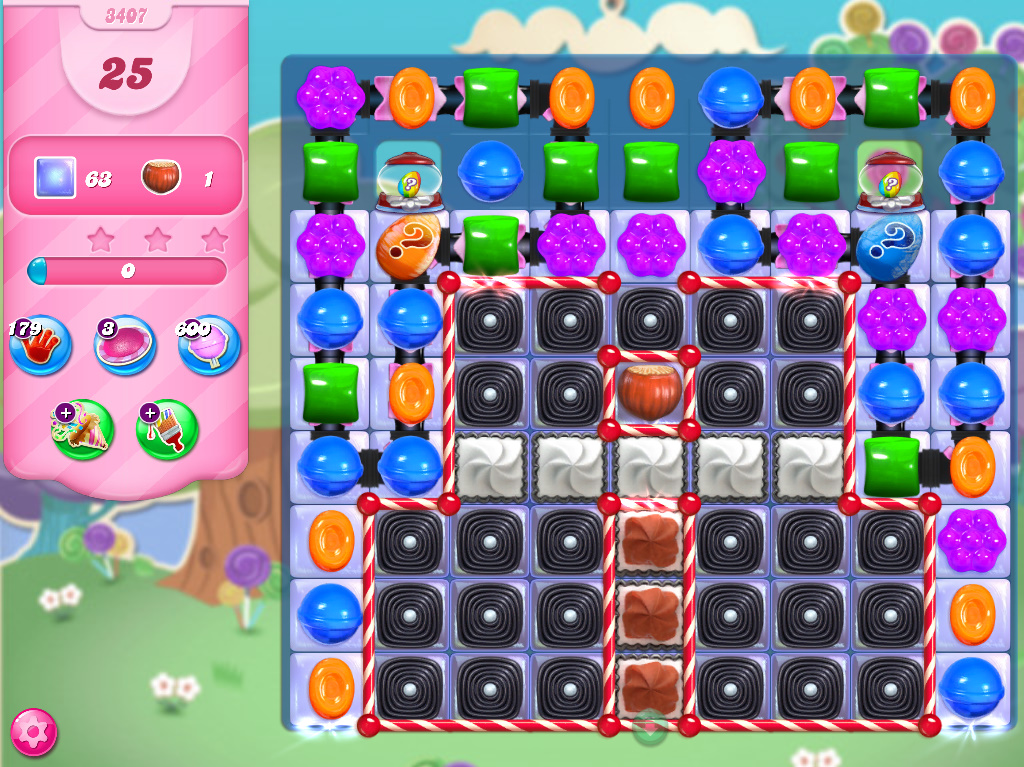 Candy Crush Saga level 3407 Candy Crush Saga level 3407