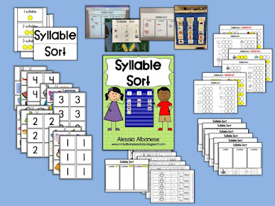 Mrs. Albanese's Kindergarten Class: Syllable Fun!