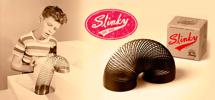 El muelle Slinky, el famoso juguete que nace por accidente - AlbertoNews -  Periodismo sin censura