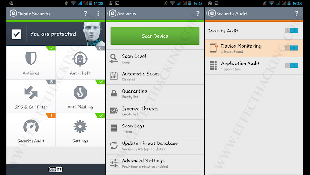 ESET Mobile Security Screenshots