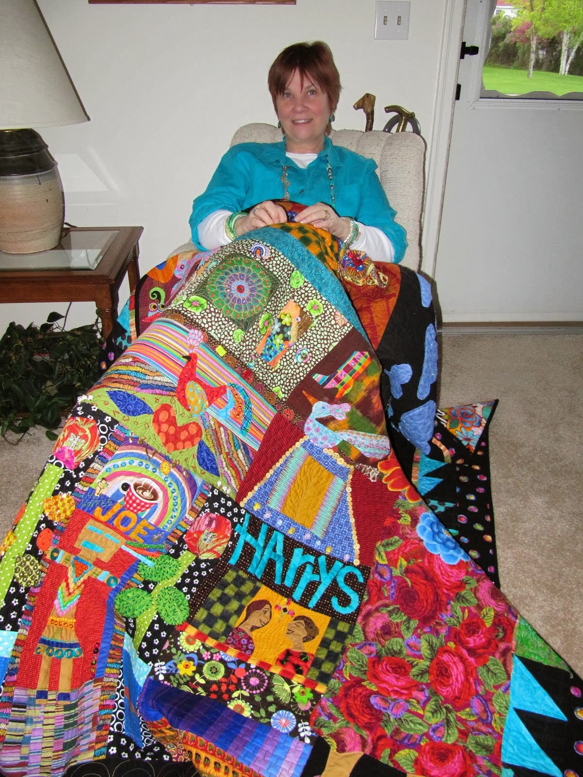 MARY LOU AND WHIMSY TOO Thankfulness, Story Quilts and Friend's we have made through Quilting
