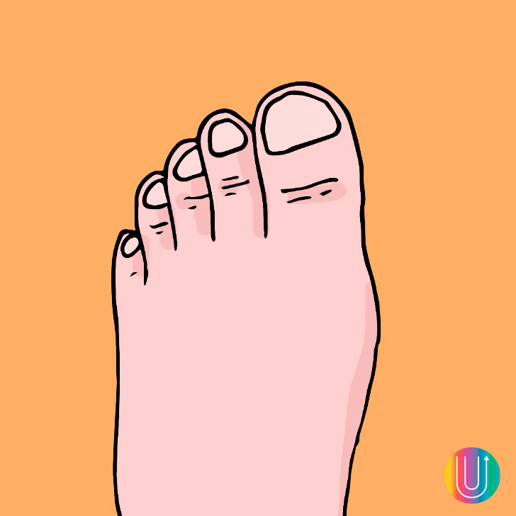 La forma de tus dedos del pie puede revelar interesantes secretos