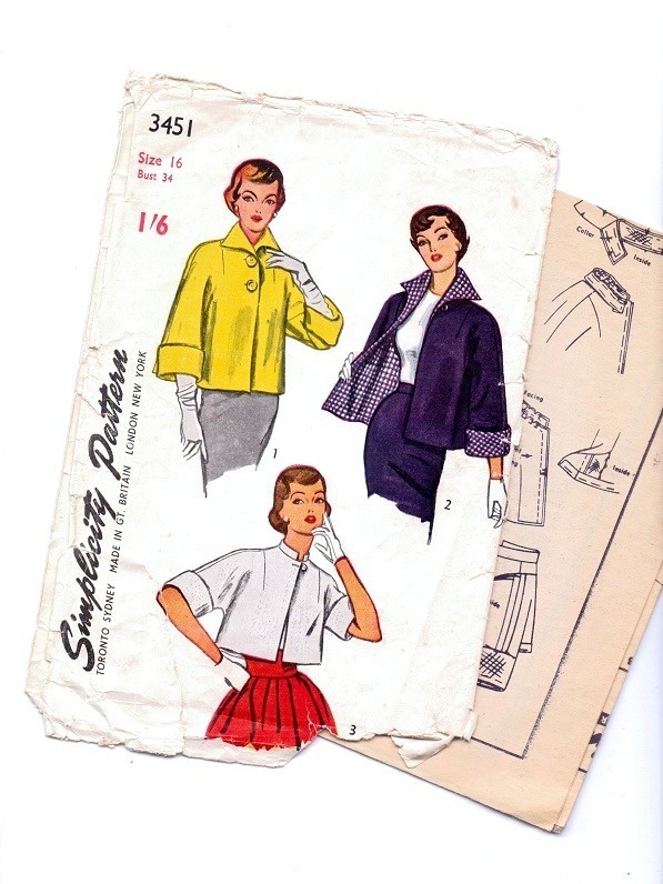 Simplicity 3451 a vintage sewing pattern