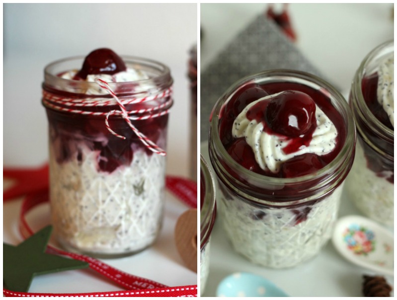 Adventskalendertürchen # 15 - Mohncreme mit Punschkirschen - Sasibella Adventskalendertürchen # 15 - Mohncreme mit Punschkirschen - Sasibella