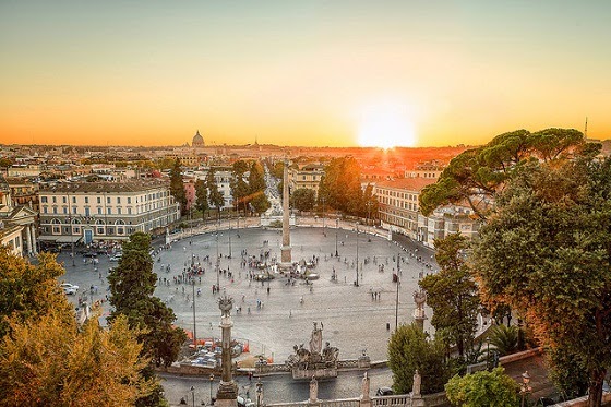 Πιάτσα ντε Πόπολο (Piazza del Popolo) - Ρώμη