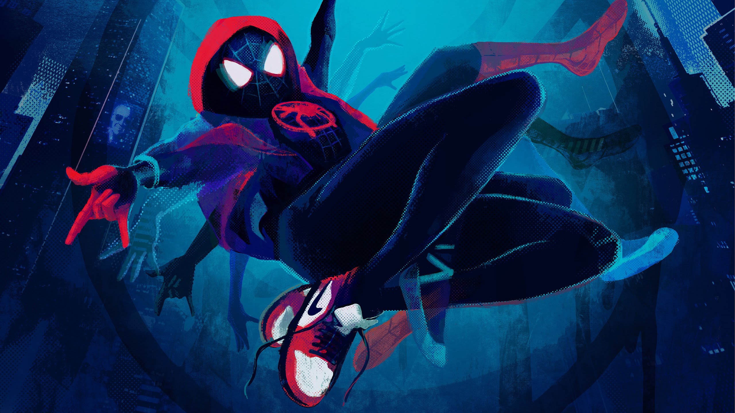 Miles Morales, SpiderMan Into the SpiderVerse, 4K Miles Morales, SpiderMan Into the SpiderVerse, 4K