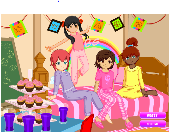 Sleepover Party Dress up Games The best games for Girls