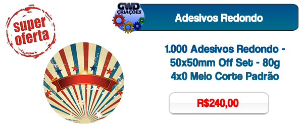 Adesivos Redondo Adesivos Redondo, Grande São Paulo, Santo André, São Bernardo do Campo, São Caetano do Sul, Mauá e Ribeirão Pires.