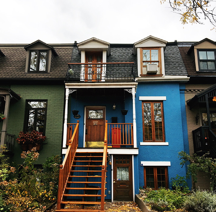 Montreal Colorful Houses Walking Tour SouthWest Capsule Hey Maca
