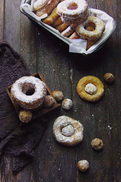 peach + curry buttermilk doughnuts | une gamine dans la cuisine 