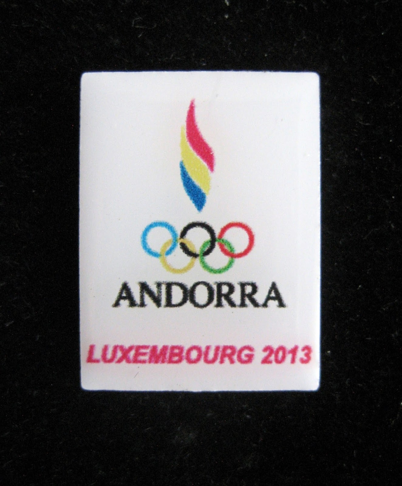 Pins Andorra Juegos de los Pequeños Estados de Europa. NOC de Andorra.