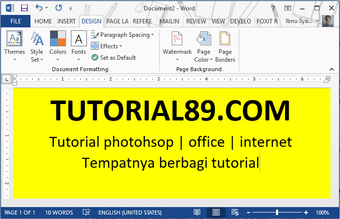 Cara Gampang Mencoret Huruf Tulisan Di Word Belajar Microsoft Word