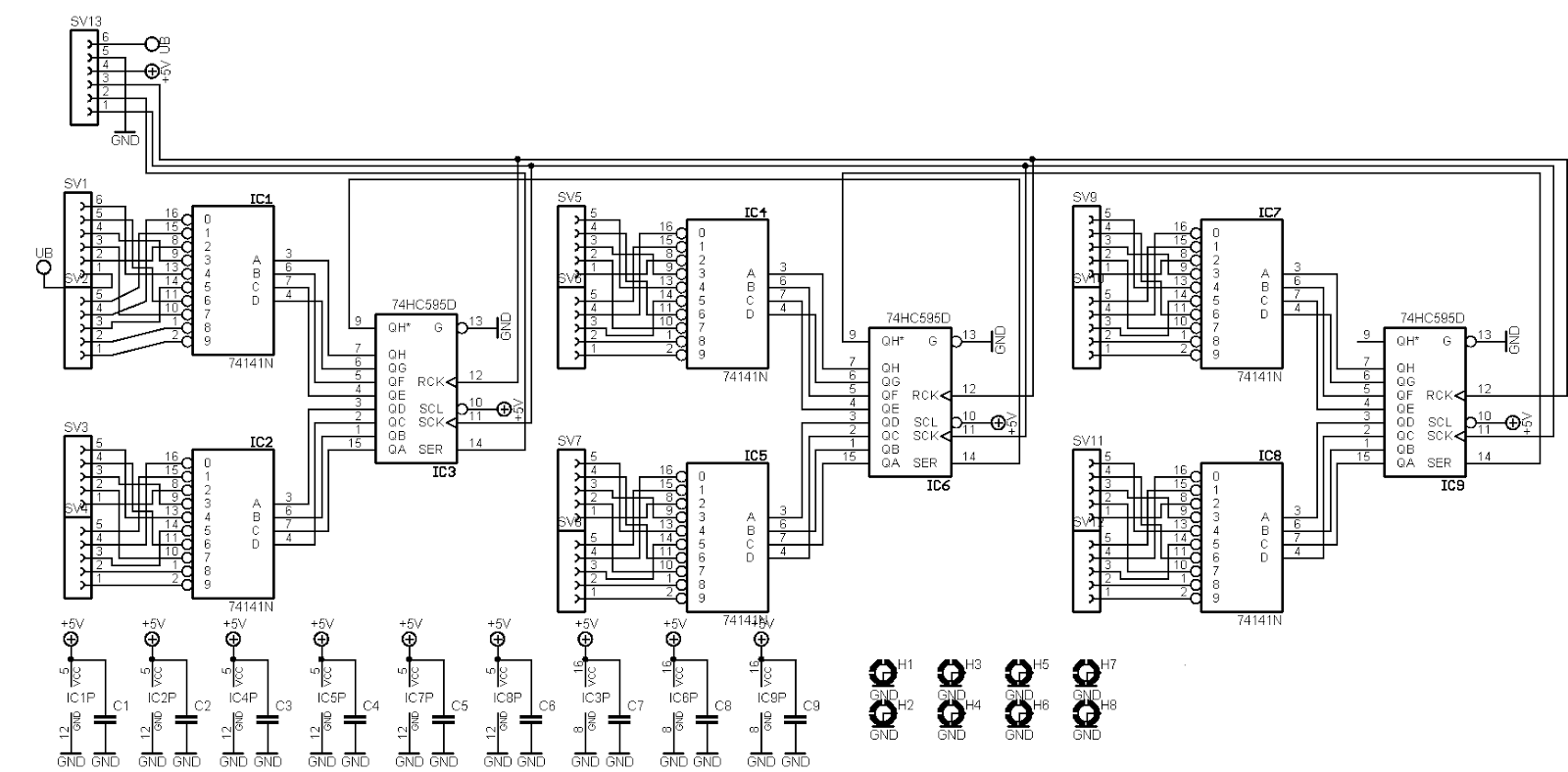 NiXIE Static IN14 Nixie Clock