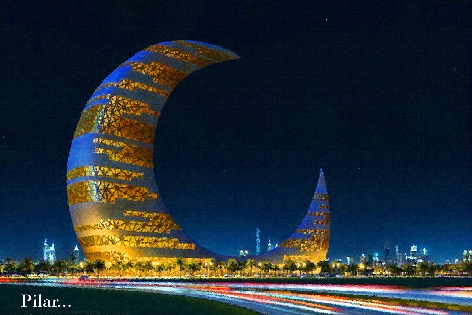 crescent moon tower, dubai Amazing buildings, Unique architecture