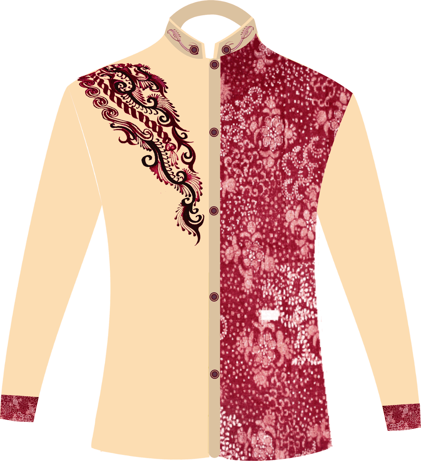 Desain Baju Kemeja Batik Dream