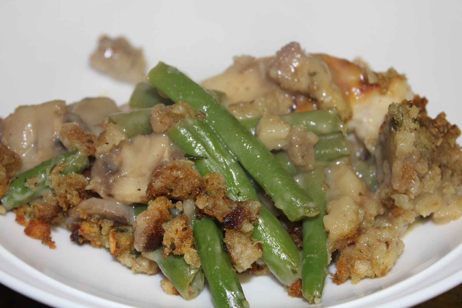 simply made with love Chicken and Green Bean Casserole
