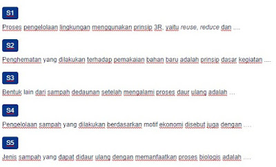 Contoh Soal Pengelolaan Sumber Daya Alam berdasarkan Prinsip Daur Ulang
