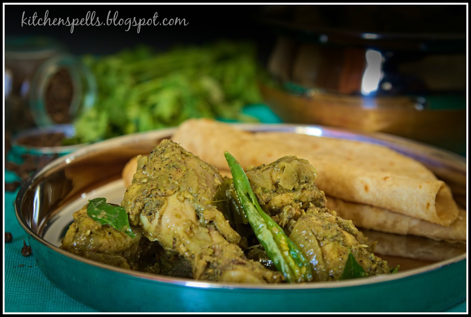 Coriander pepper chicken
