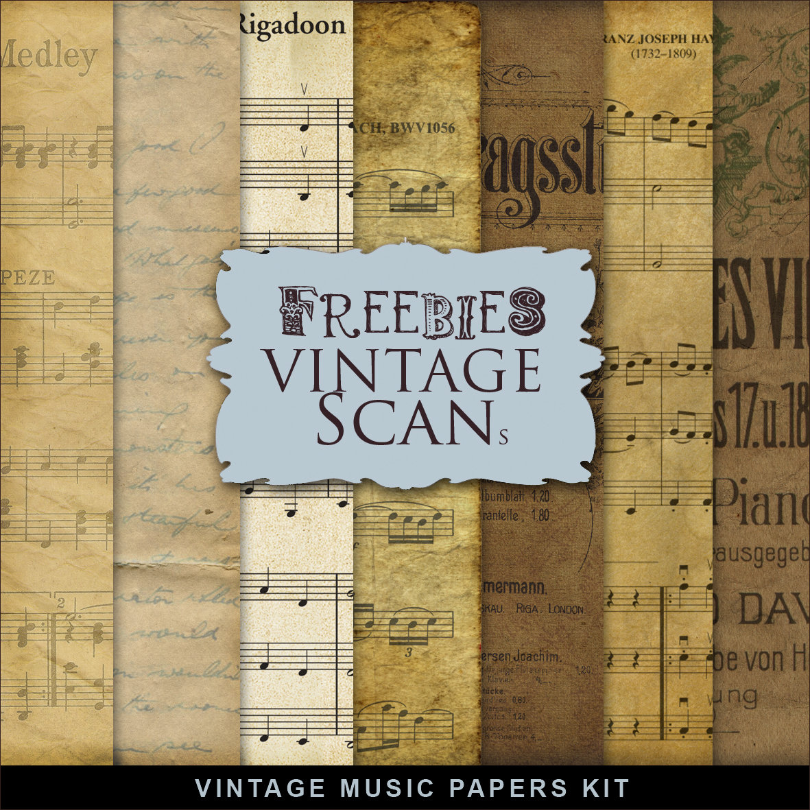 Freebies Vintage Music Paper:Far Far Hill - Free database of digital