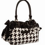 Juicy Couture: Houndstooth handbag