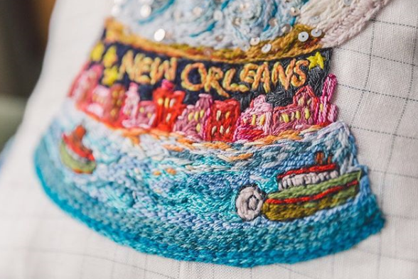 Instagram love: Embroidery Artist marnalunt