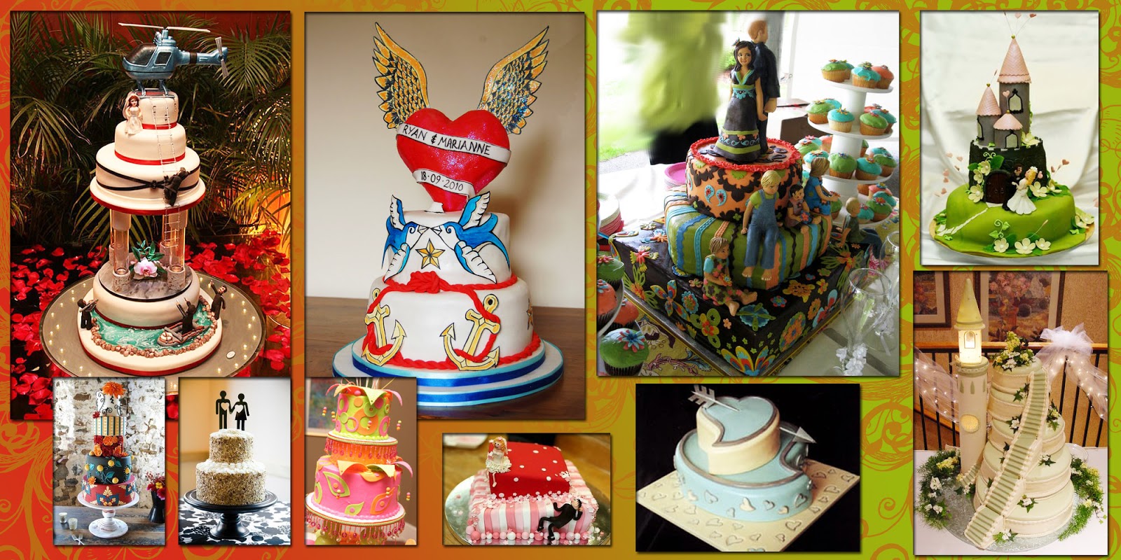 Wedding ideas: Необычные свадебные торты