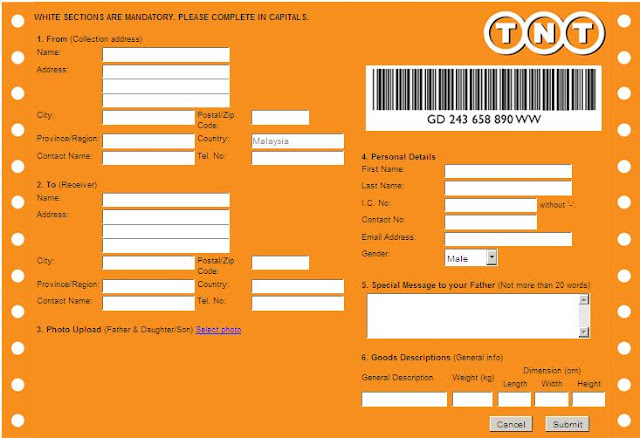 The rather "official" entry form at TNT's website