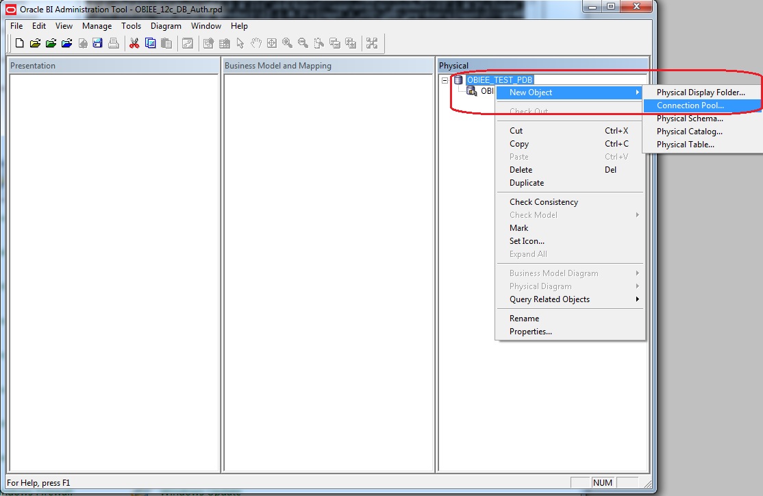Insight Into Oracle Authentication in OBIEE 12c using application