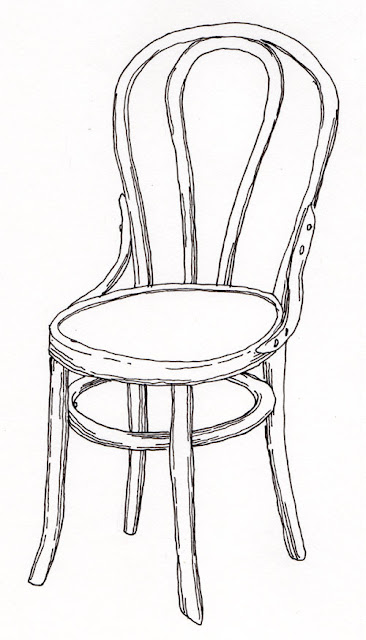 Pen, Pencil, Paper—Draw!: Contour drawing of a chair