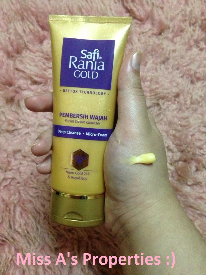 Review Safi Rania Gold Cleanser