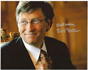 Bill Gates, one of the most successful person, in the fields of business, .