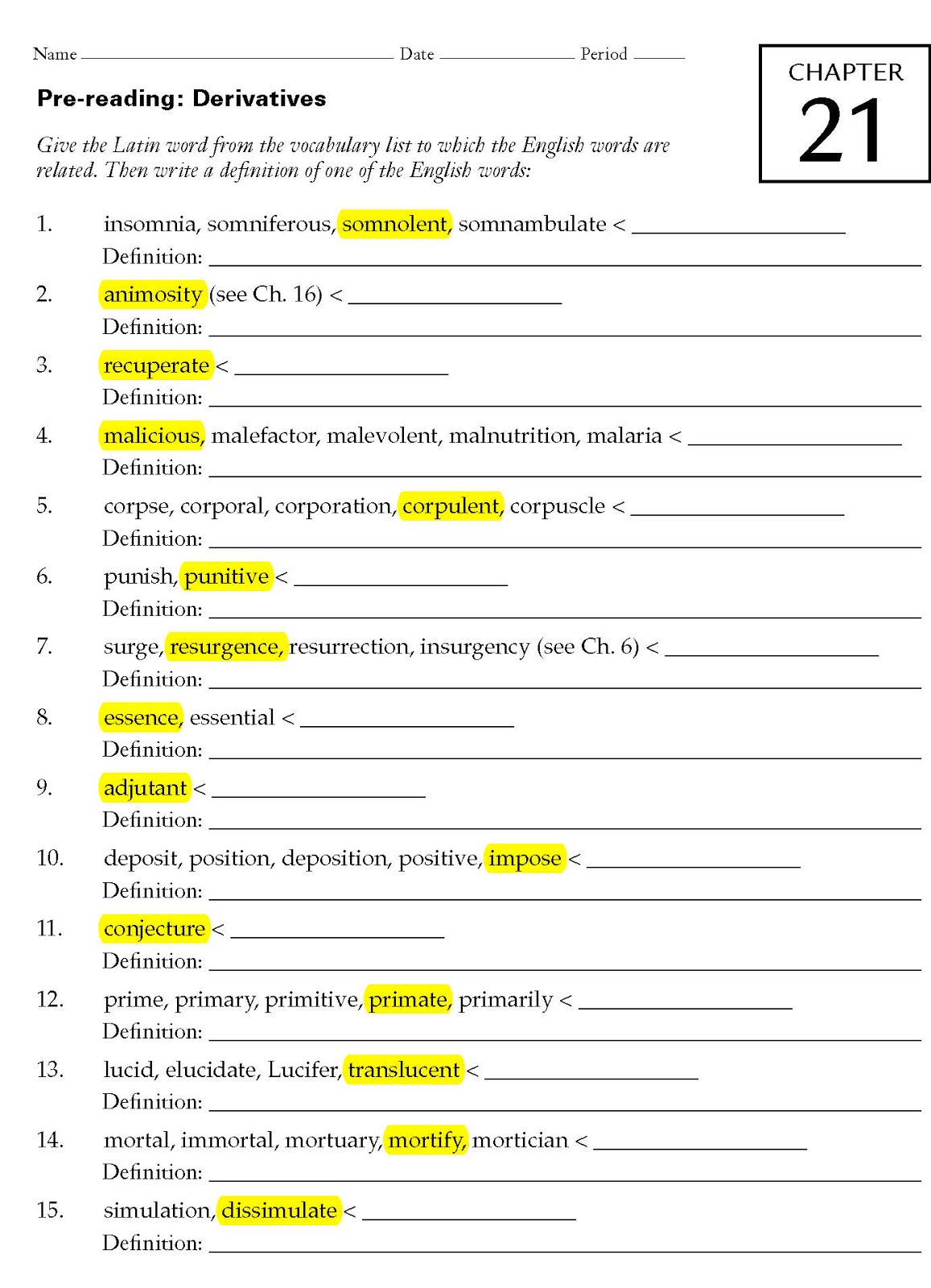 Latin derivatives of affectus livegarry