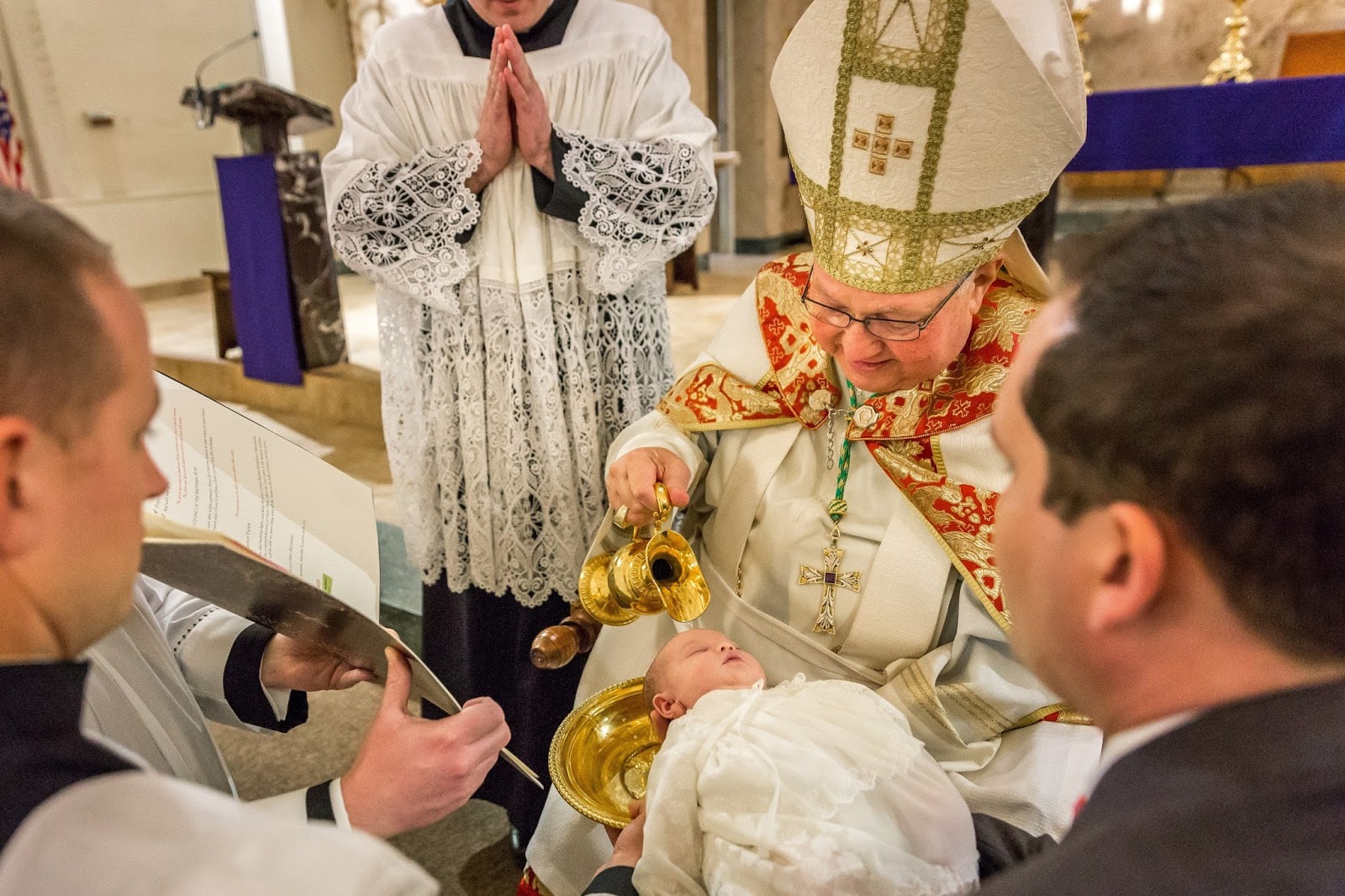 Pontifical Baptism in the Traditional Rite in Madison Catholic News Live