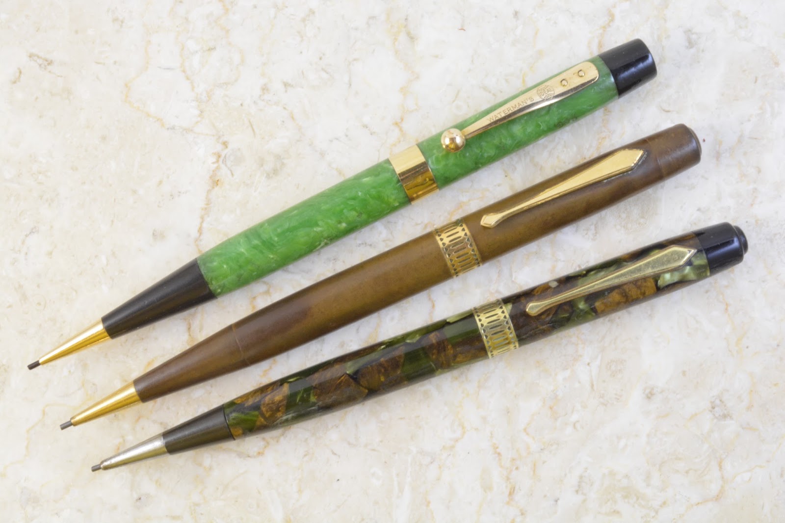 The Leadhead's Pencil Blog Three Patricians from the Ohio Pen Show