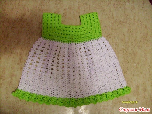Crochet Patterns to Try: Crochet Pretty Summer Dress for Pretty Little ...
