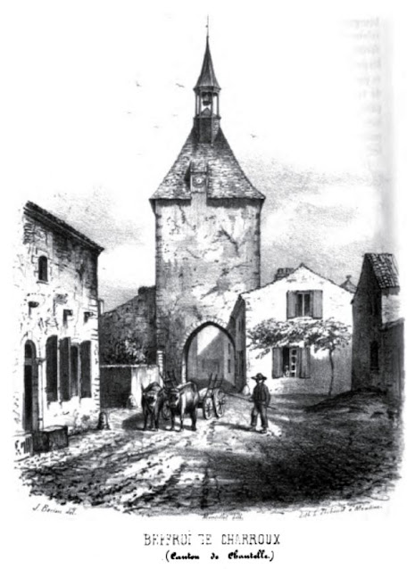 patrimoine de l'Allier Le beffroi de Charroux