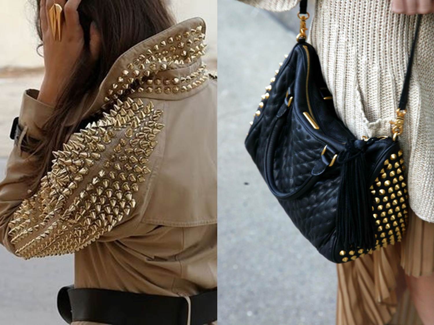 the trend files: golden studs.