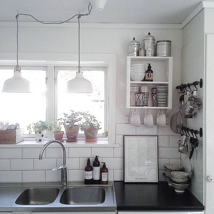 Marie's whitewashed cottage in Sweden