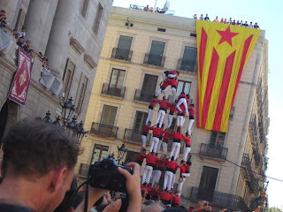 Castellers in Barcelona
