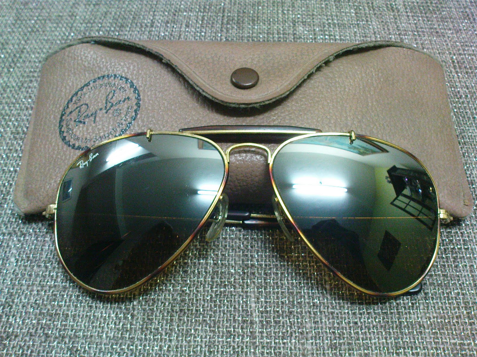 Vintage Bausch & Lomb Rayban Sunglasses: (SOLD)Ray Ban Outdoorsman Tortuga  B-15 TGM Lenses(SOLD)